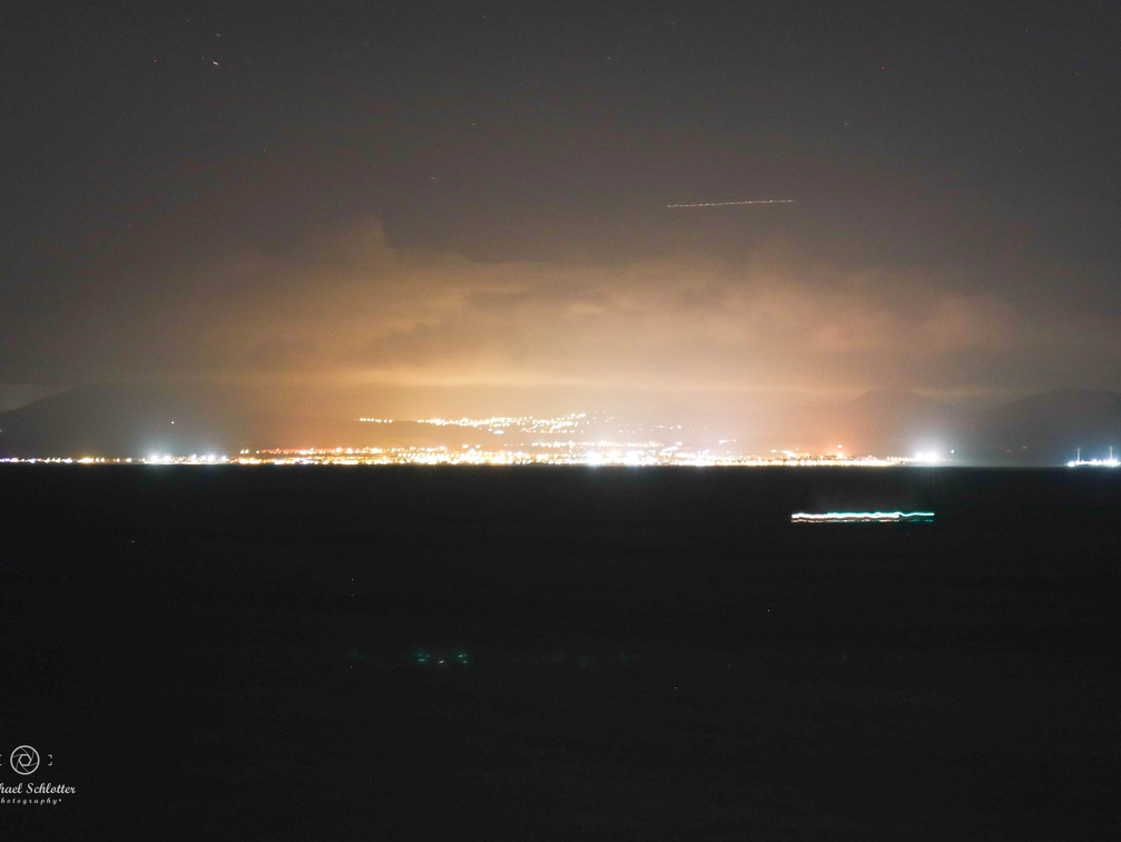 Lanzarote - View to Fuerteventura by Night